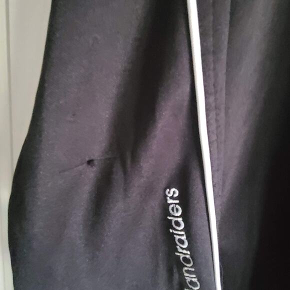 NFL x REEBOK Oakland Raiders Logo Grid Iron‎ Classic Retro 60th Ann Jacket 2XL - Picture 12 of 13